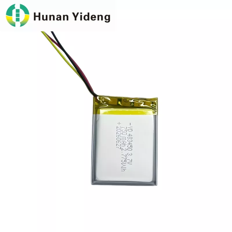 3,7 V 750 mAh 483447 vysokokapacitná malá lítium-polymérová nabíjateľná lipo batéria