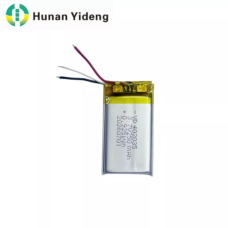 402035 3,7V 250mAh VR Smart Camera Li-polymérová batéria