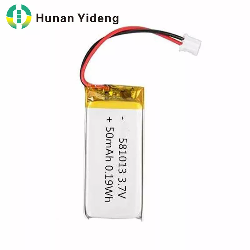 581013 3,7V 50mah lítium-polymérová lítium-iónová batéria Lipo